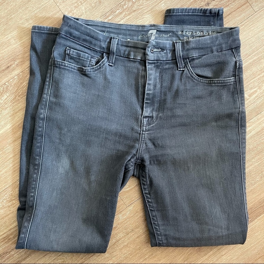 7 for all mankind grey jeans